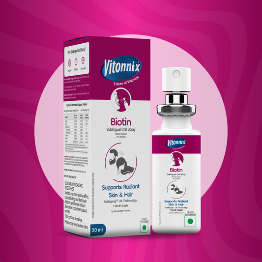 Hair Fall Control (Biotin) Sublingual Spray – 30 Days Supply