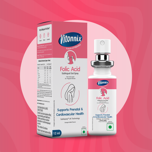 For Mums-to-be: Folic Acid Sublingual Spray - 60 Days Supply