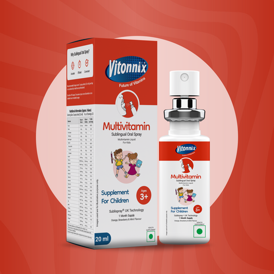 Kids Growth & Brain Development (Multivitamin 3+) Sublingual Spray – 30 Days Supply