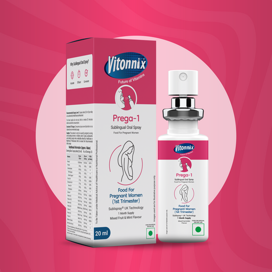 First Trimester Prenatal Support (Prega 1 ) Sublingual Spray – 30 Days Supply