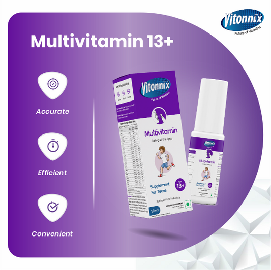Vitonnix Multivitamin Sublingual Oral Spray: Ages 13+