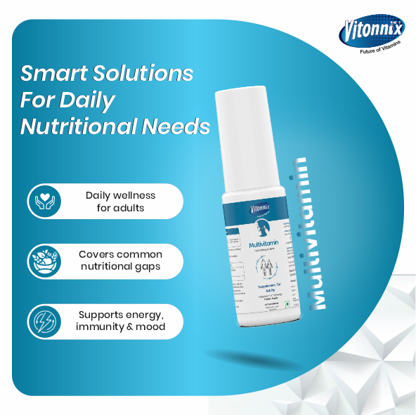 Vitonnix Multivitamin Sublingual Oral Spray: Ages 18+