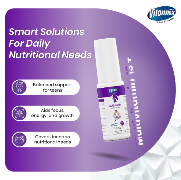 Vitonnix Multivitamin Sublingual Oral Spray: Ages 13+
