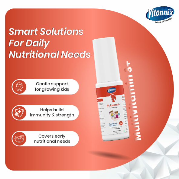 Vitonnix Multivitamin Sublingual Oral Spray: Ages-3+