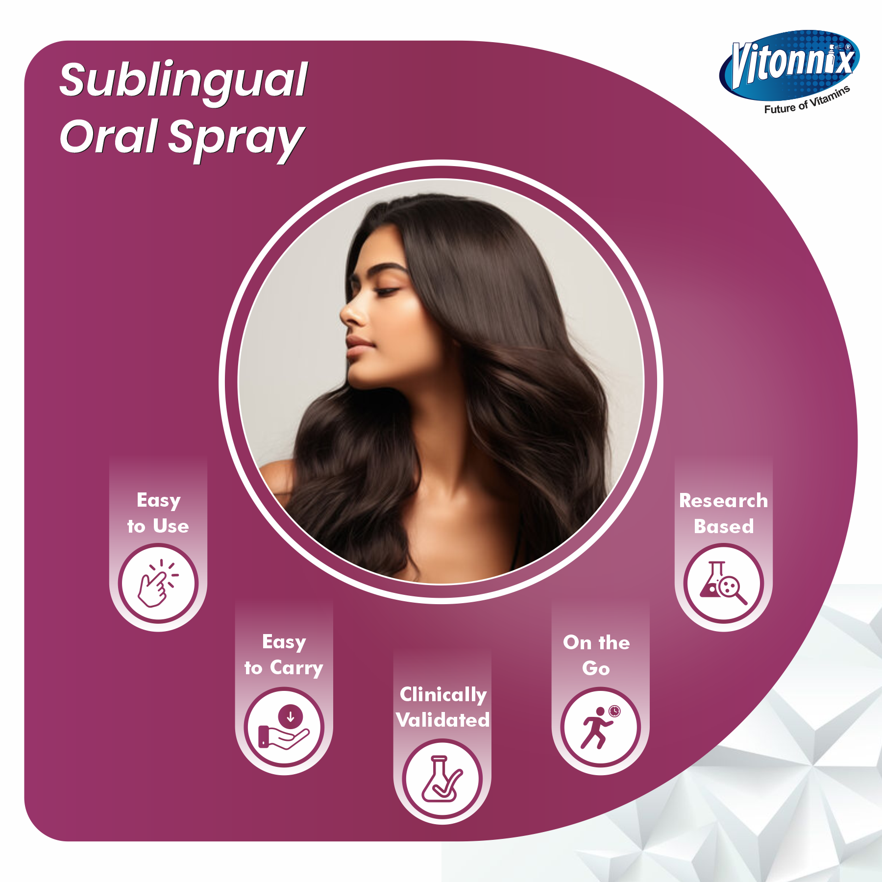 Vitonnix Biotin Sublingual Oral Spray