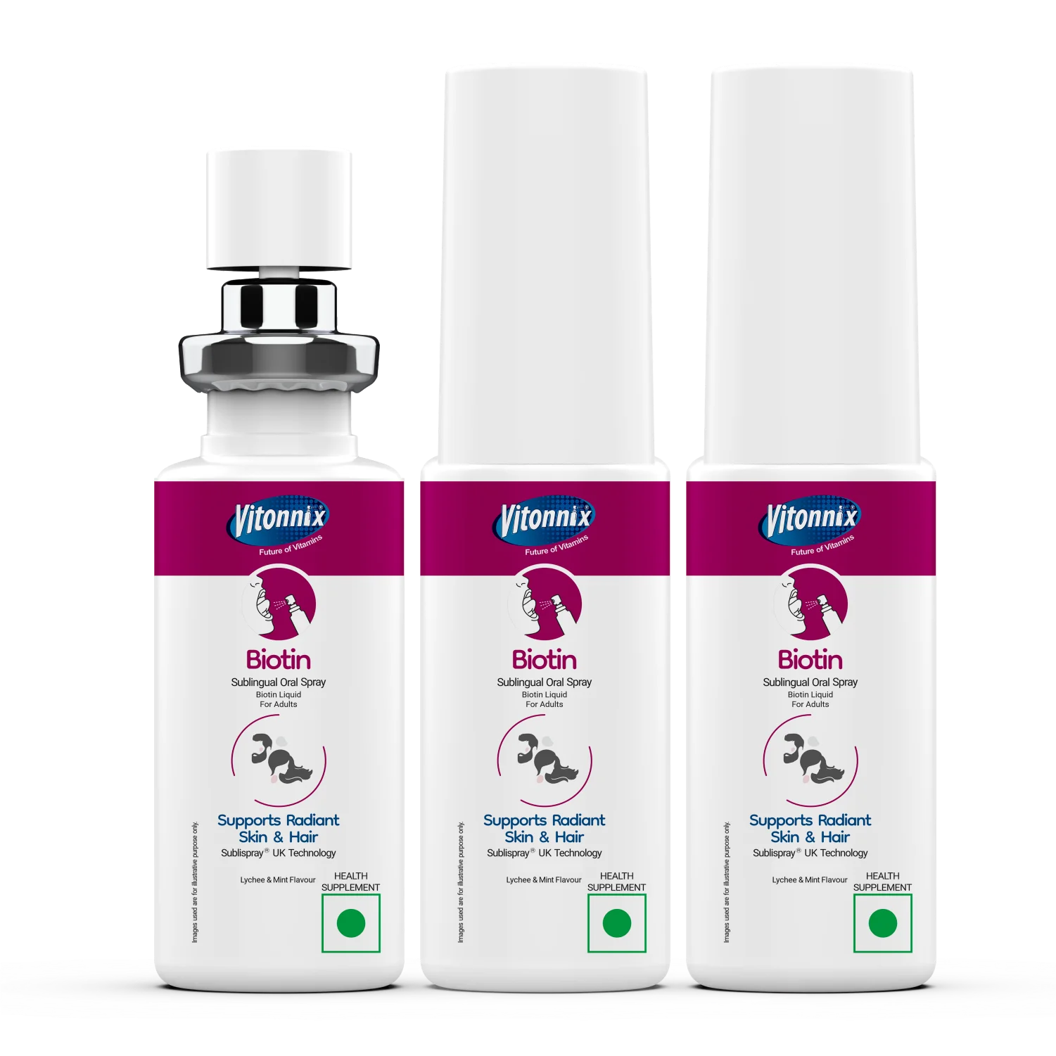 Hair Fall Control (Biotin) Sublingual Spray – 30 Days Supply