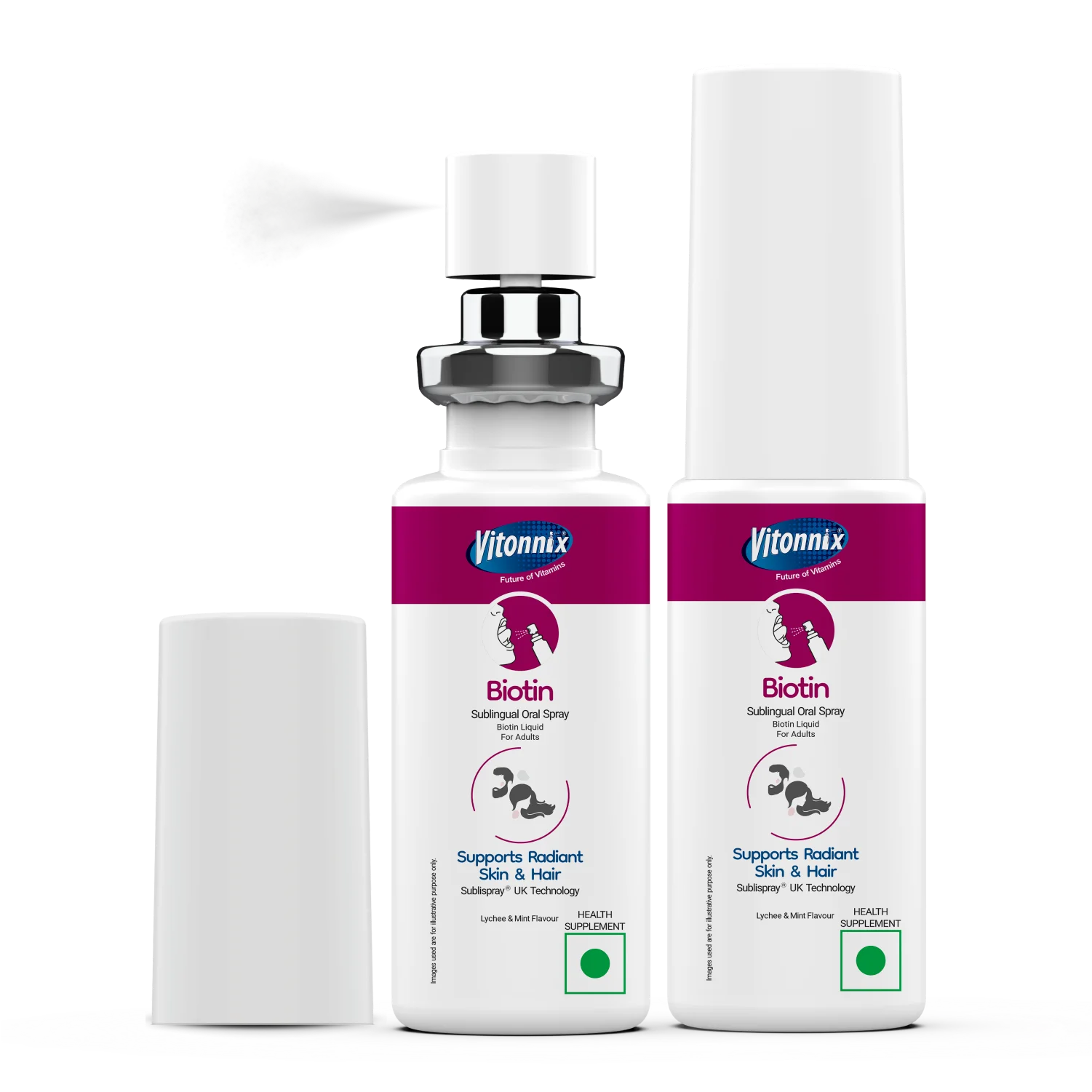 Hair Fall Control (Biotin) Sublingual Spray – 30 Days Supply