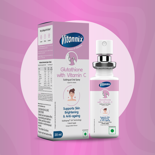 Glutathione Sublingual Spray for Skin Brightening – 30 Days Supply