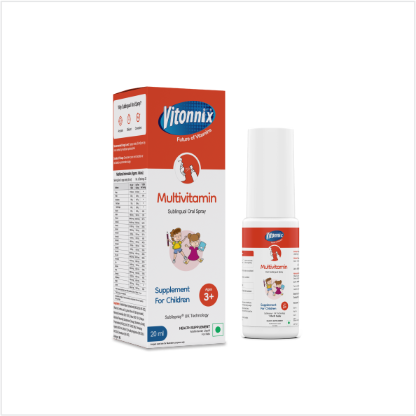 Vitonnix Multivitamin Sublingual Oral Spray: Ages-3+