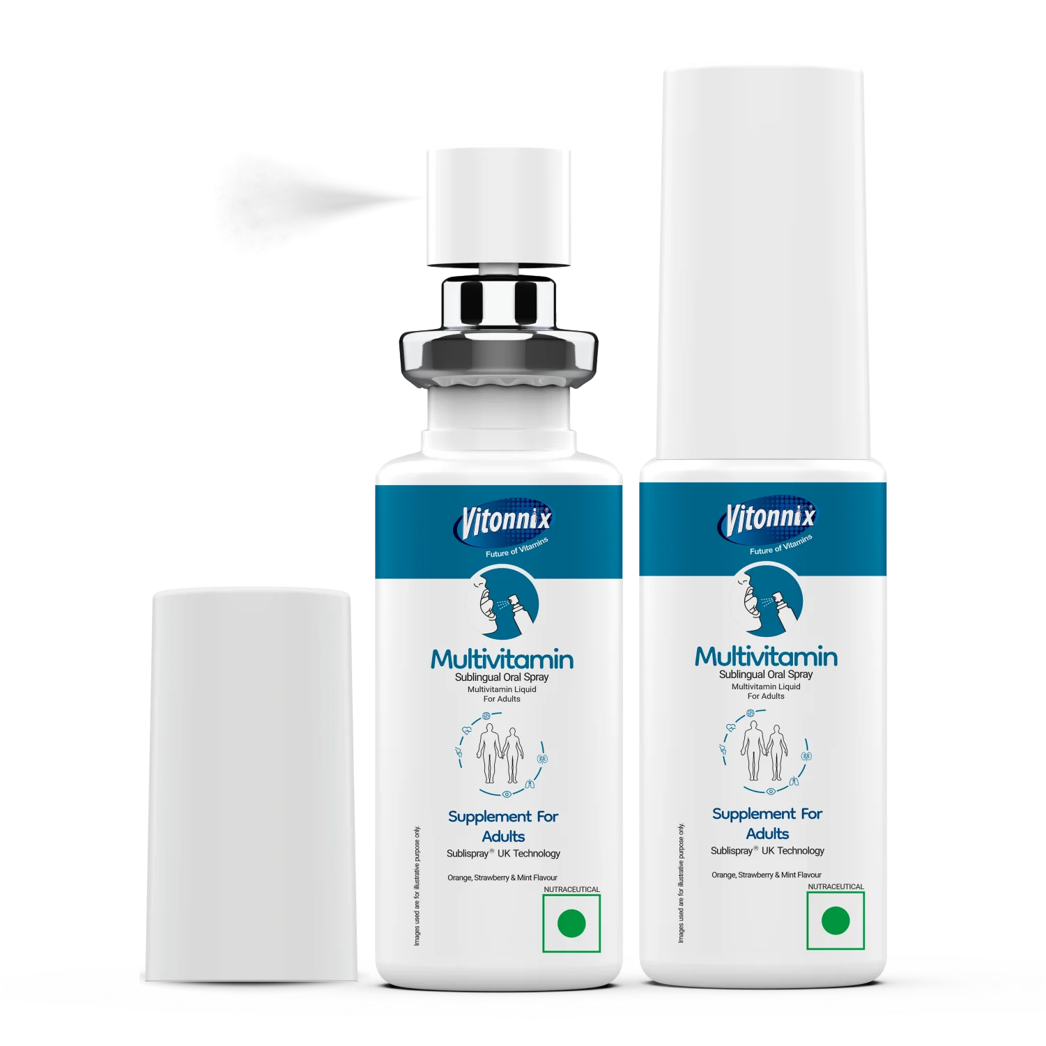Daily Fatigue & Vitamin Deficiency Support (Multivitamin 18+) Sublingual Spray – 30 Days Supply