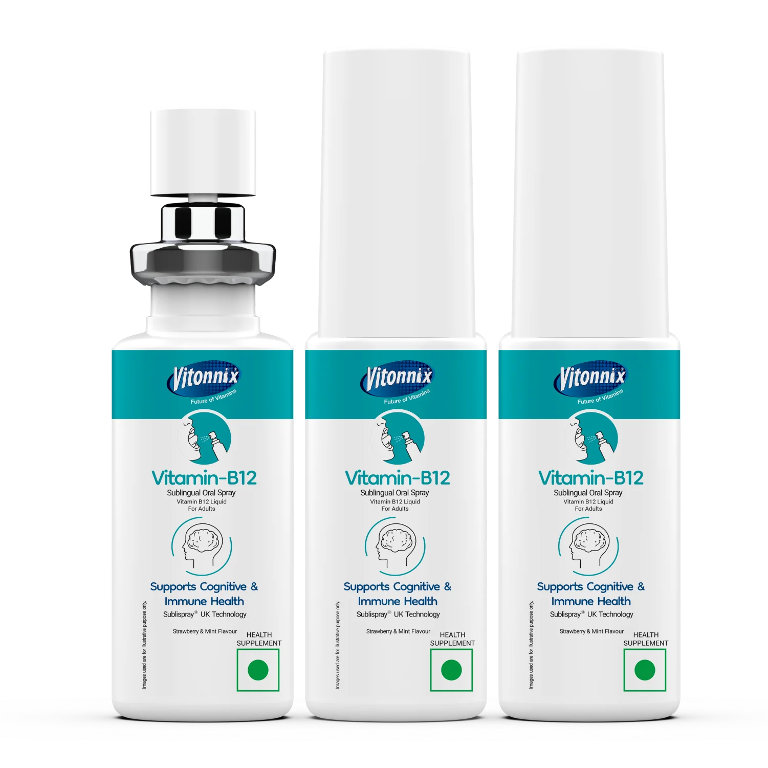 Nerve Health Support (Vitamin B12) Sublingual Spray - 30 Days Supply