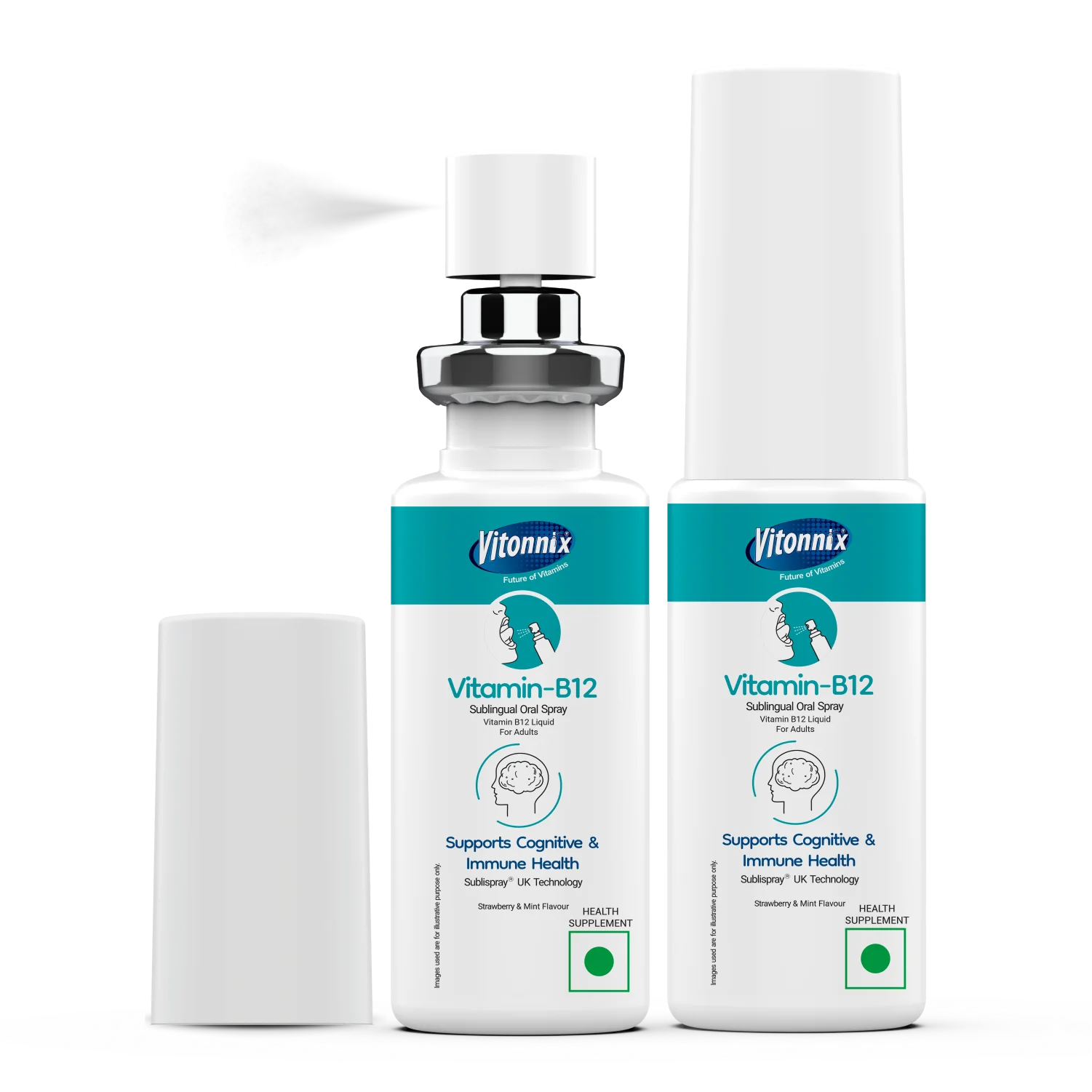 Nerve Health Support (Vitamin B12) Sublingual Spray - 30 Days Supply