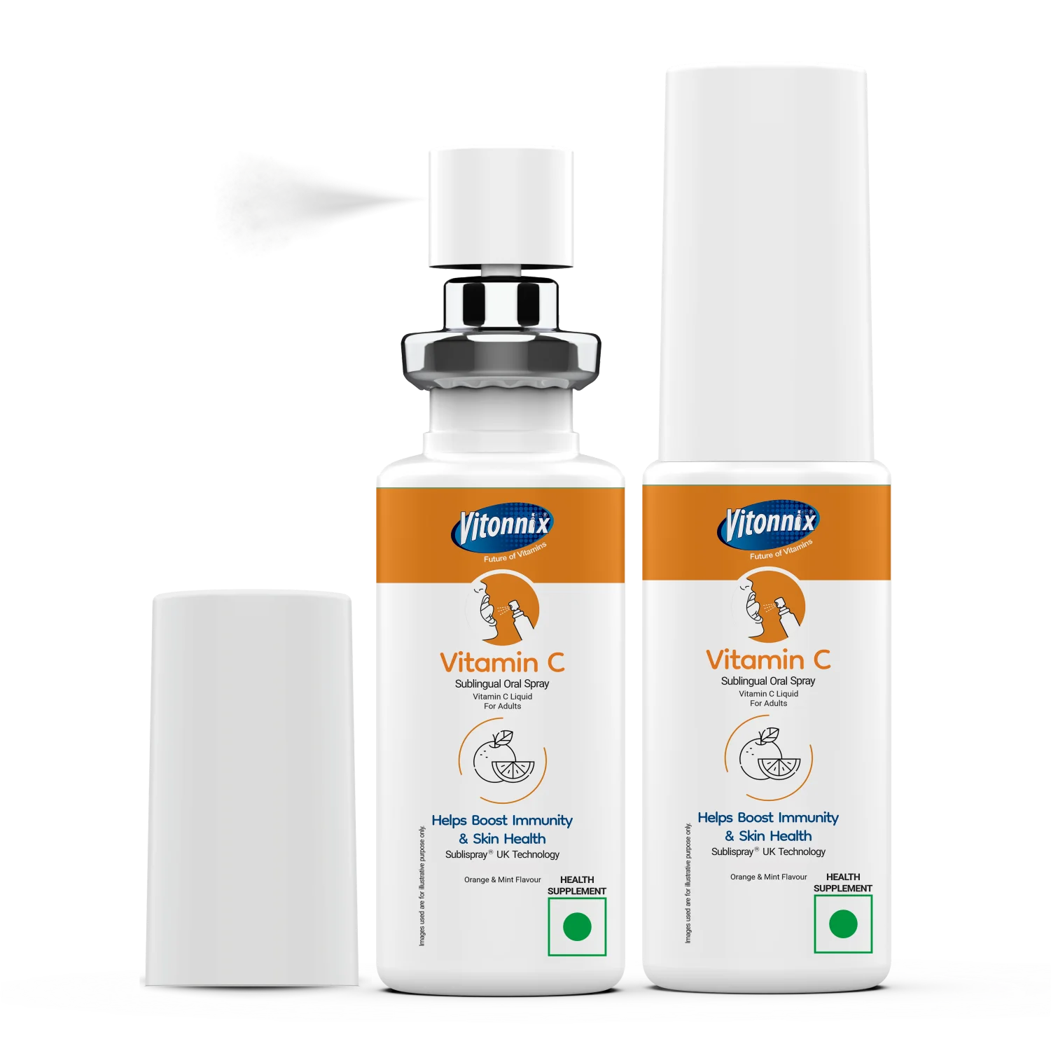 Immunity & Glow Support (Vitamin C) Sublingual Spray - 30 Days Supply