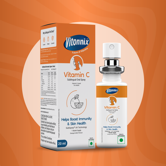 Immunity & Glow Support (Vitamin C) Sublingual Spray - 30 Days Supply