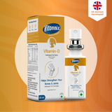 Weak Bones & Back Pain Support (Vitamin D) Sublingual Spray - 30 Days Supply