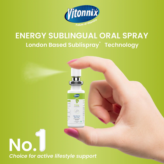 Energy sublingual oral spray