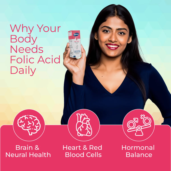 For Mums-to-be: Folic Acid Sublingual Spray - 60 Days Supply