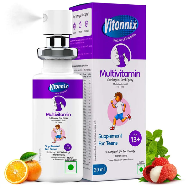 Vitonnix Multivitamin Sublingual Oral Spray For 13+