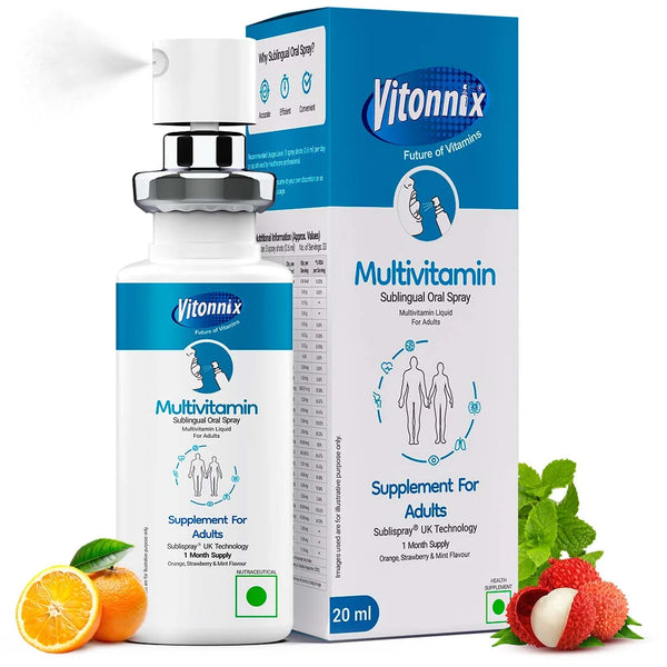 Vitonnix Multivitamin Sublingual Oral Spray For 18+