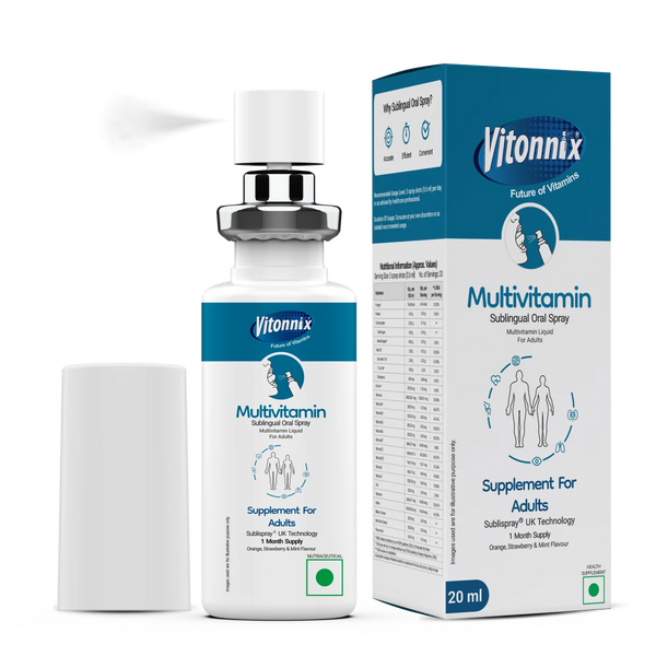 Vitonnix Multivitamin Sublingual Oral Spray For 18+