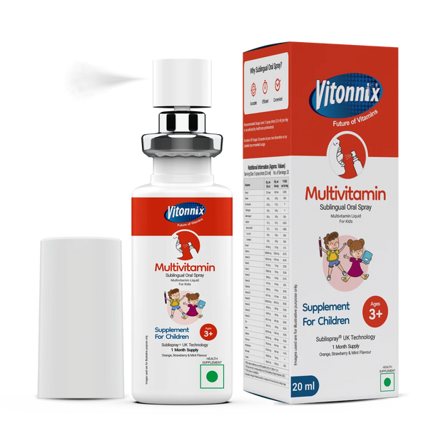 Vitonnix Multivitamin Sublingual Oral Spray For 3+