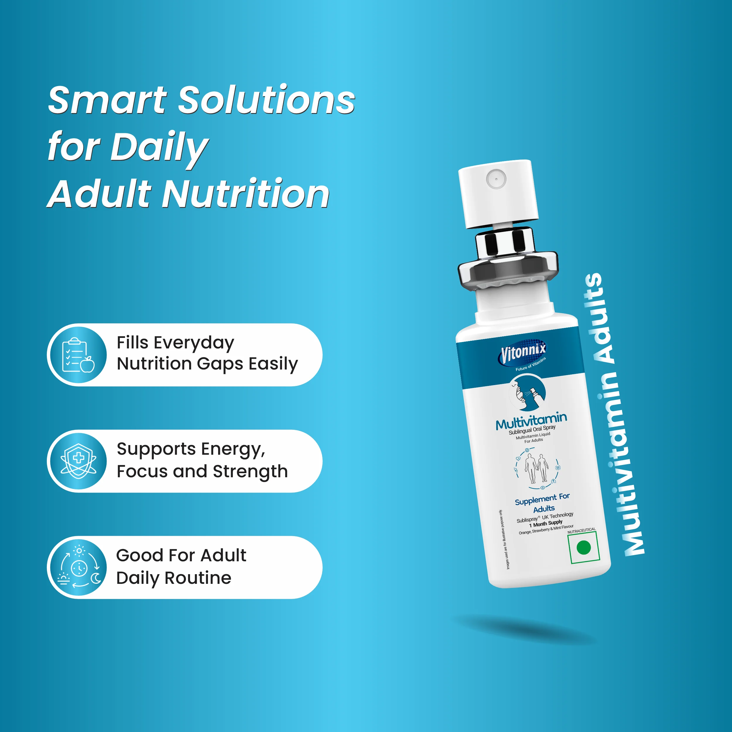 multivitamin spray for 18