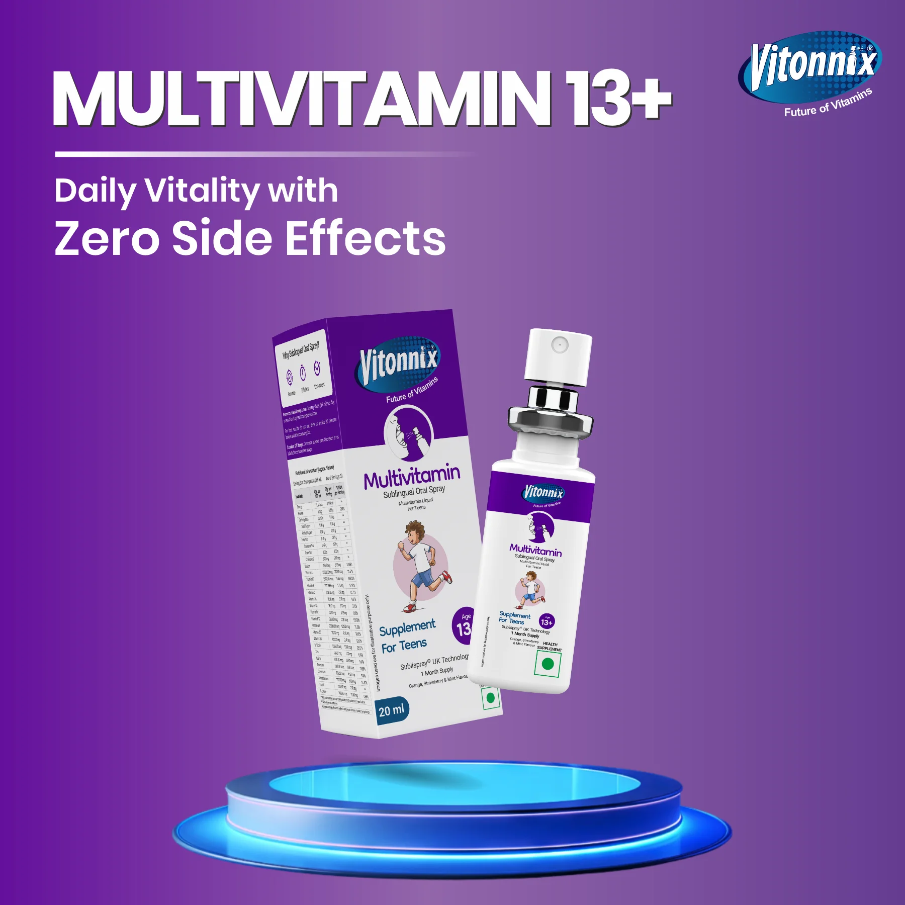 oral spray vitamins for teens