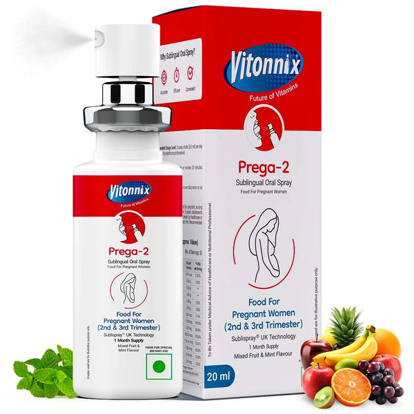 Vitonnix Prega 2 Sublingual Oral Spray