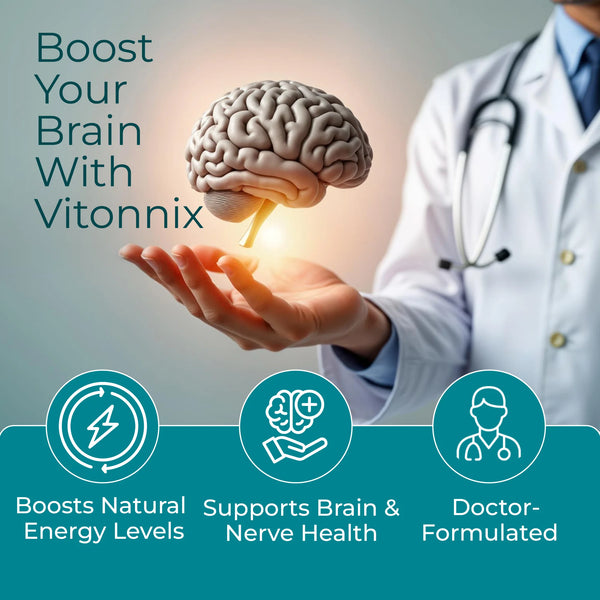 Nerve Health Support (Vitamin B12) Sublingual Spray - 30 Days Supply