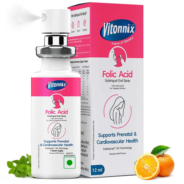 Vitonnix Folic Acid Sublingual Oral Spray