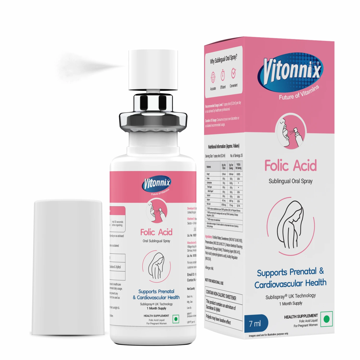 vitonnix folic acid oral spray