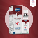 Iron Boost & Anemia Support for Women Sublingual Spray - 30 Days Supply